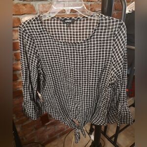 EUC checkered blouse